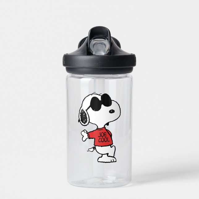 Bouteille D'eau Snoopy "Joe Cool" debout (Avant)