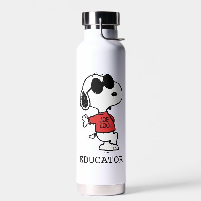 Bouteille D'eau Snoopy "Joe Cool" Teacher (Gauche)
