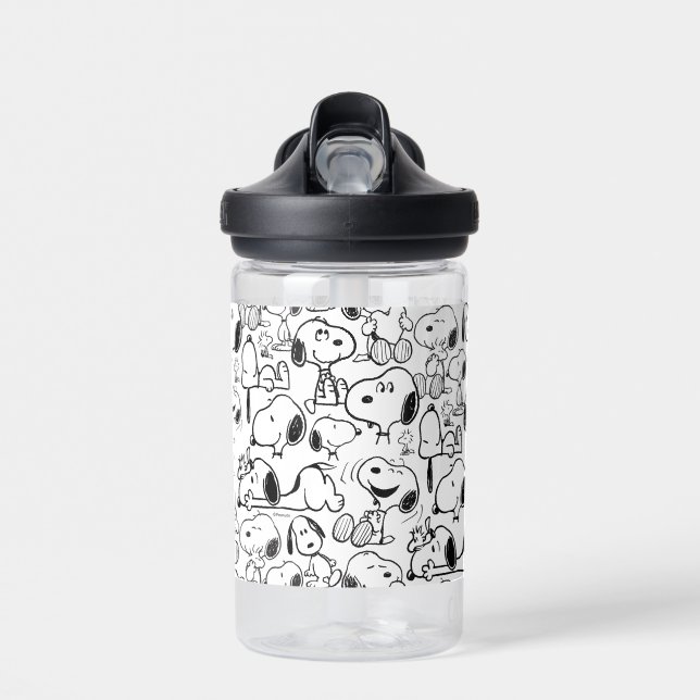 Bouteille D'eau Snoopy Smile Giggle Lauder Motif (Avant)