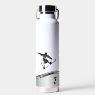 Bouteille D'eau Snowboard Monogram Silver Snowboard