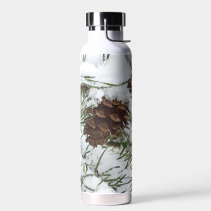 Bouteille D'eau Snowy Pine Cone I