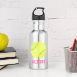Bouteille D'eau Softball Personnalisé Enfants<br><div class="desc">Conception personnalisée pour vos petits athlètes et amateurs de sport.</div>