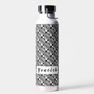 Bouteille D'eau Solde noir et blanc par Kenneth Yoncich