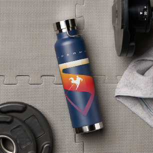Bouteille D'eau Soleil Tourner Superman Shield