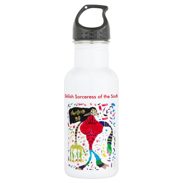 Bouteille D'eau Sorcière de Delilah des sud (Devant)