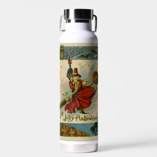 Bouteille D'eau Sorcière vintage d'Halloween