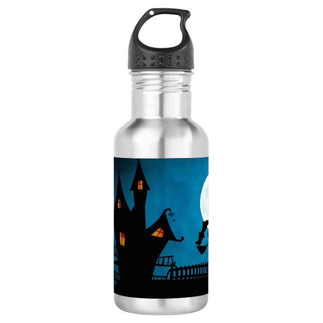Bouteille D'eau Sorcière volante (Devant)
