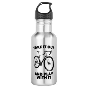 Bouteille D'eau Sortez Et Jouez Avec Le Vélo