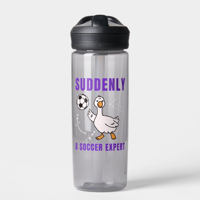 Bouteille D'eau Soudain un expert de football (Extérieur)