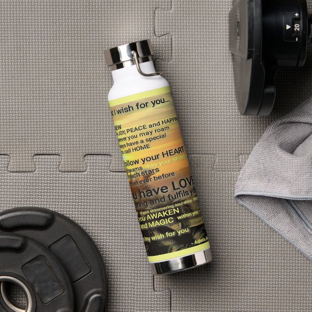 BOUTEILLE D'EAU SOUHAITABLE (Couvercle)