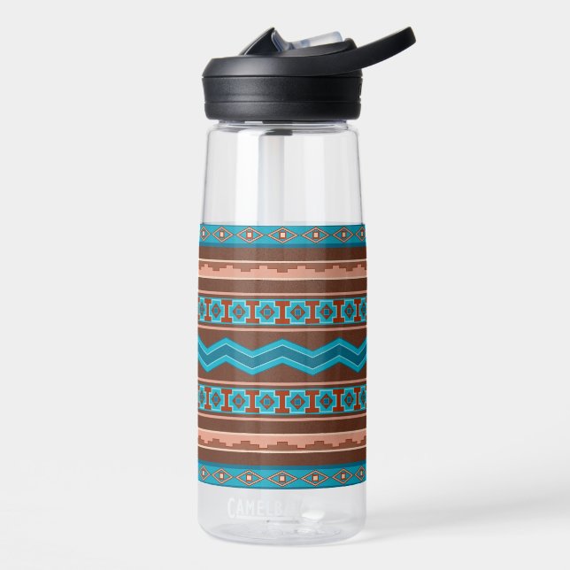 Bouteille D'eau Southwest Style Geometric Cameron Gorge Design (Gauche)