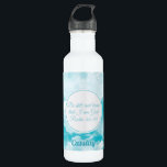 Bouteille D'eau Soyez calme et connaître la belle Bible chrétienne<br><div class="desc">De beaux nuages célestes bleus et blancs entourent ce joli verset inspirant de la Bible. Soyez calme et sachez que je suis Dieu. Psaume 46:10. Cette citation chrétienne m'apporte toujours paix et calme. Partagez ce joli don religieux du christianisme avec d'autres membres de l'église et des amis pour les rejoindre...</div>