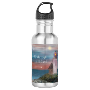 Bouteille d'eau "Soyez la lumière qui brille !"