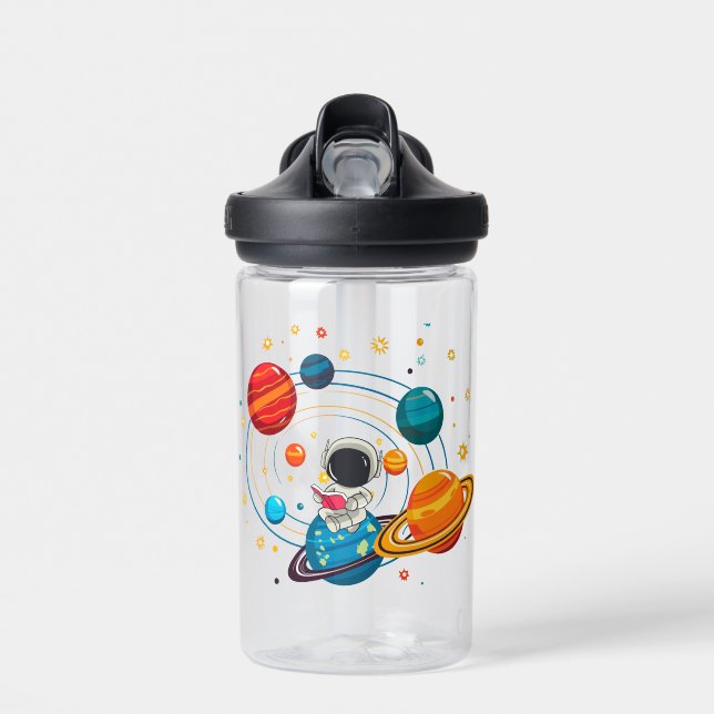 Bouteille d'eau spatiale mignonne pour enfants (Avant)