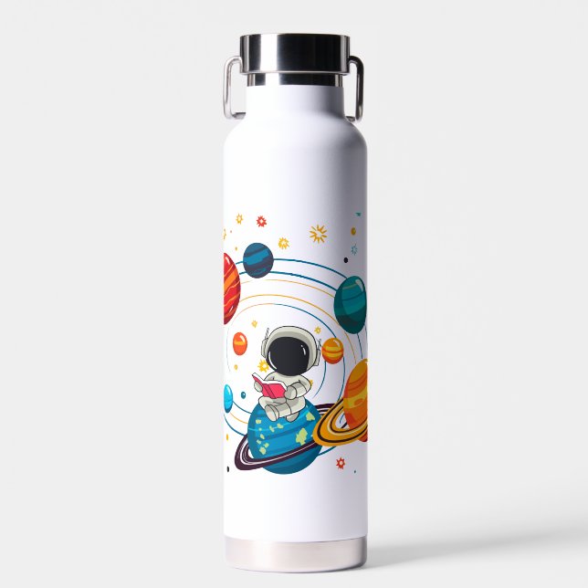 Bouteille d'eau spatiale mignonne pour enfants (Avant)