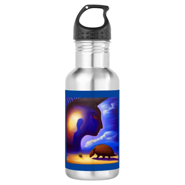 Bouteille D'eau Spirit Animal Armadillo 3 (Devant)