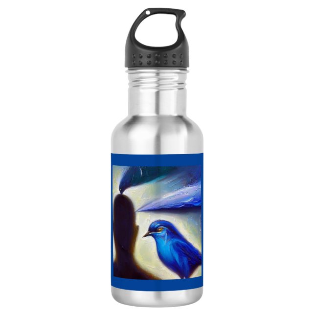Bouteille D'eau Spirit Animal Bluebird 2 (Devant)