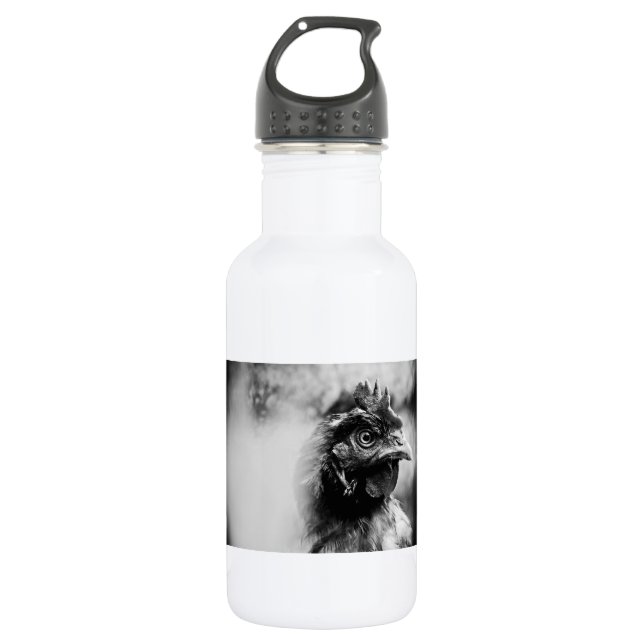 Bouteille D'eau spiritueux et poulets 2 (Devant)