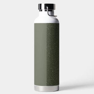 Bouteille d'eau Split Green Moss personnalisable