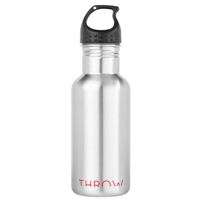 Bouteille D'eau Sports Custom Red LONG Team Spirit (Devant)