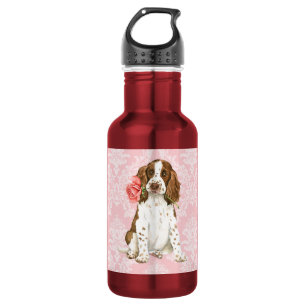 Bouteille D'eau Springer anglais rose de Valentine