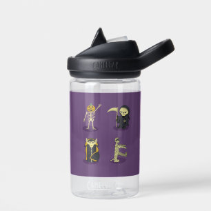 Bouteille D'eau Squelette d'Halloween Dracula Momie Faucheur