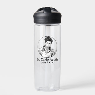 Bouteille D'eau St. Carlo Acutis Conception religieuse d'icônes et