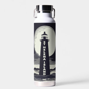 Bouteille D'eau St. Helena Island Michigan Lighthouse Moon