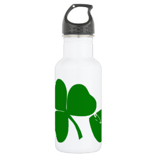 Bouteille D'eau St Patrick's Day - Obtenez Lucky 3 + 1 feuilles = 