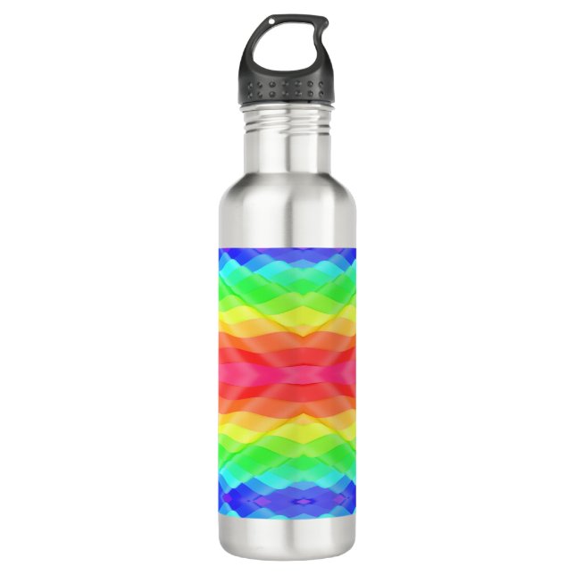 Bouteille D'eau Stainless steel water bottle with a vibrant (Devant)