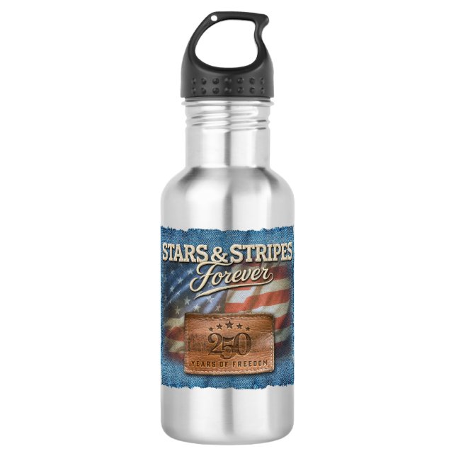 Bouteille d'eau - Stars & Stripes (Devant)