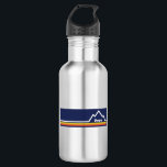 Bouteille D'eau Station de montagne de Stowe<br><div class="desc">Stowe Mountain Resort in Vermont on Mount Mansfield and Spruce Peak est une station de ski et de snowboard quatre saisons de renommée internationale. Ce grand design vintage a un look rétro.</div>