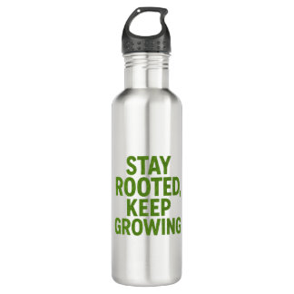 Bouteille D'eau Stay Rooted Keep Growing Travel Mug | Motivational
