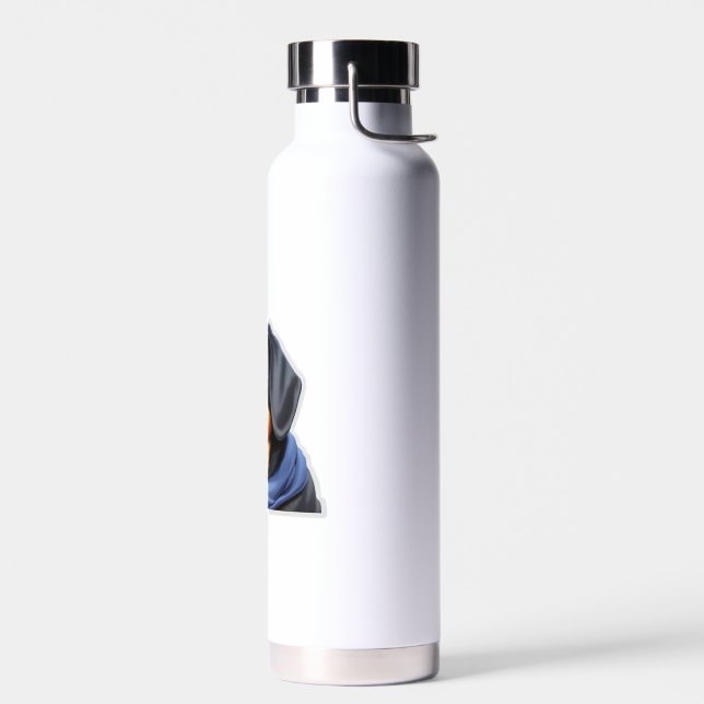 Bouteille D'eau Sticker pour chien (Gauche)