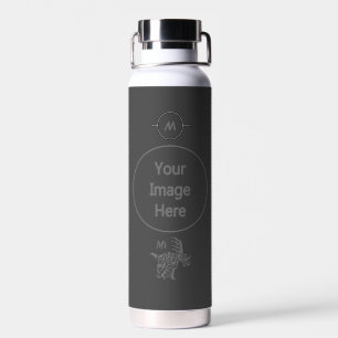 Bouteille D'eau Storm Grey Styracosaurus avec peinture de guerre t