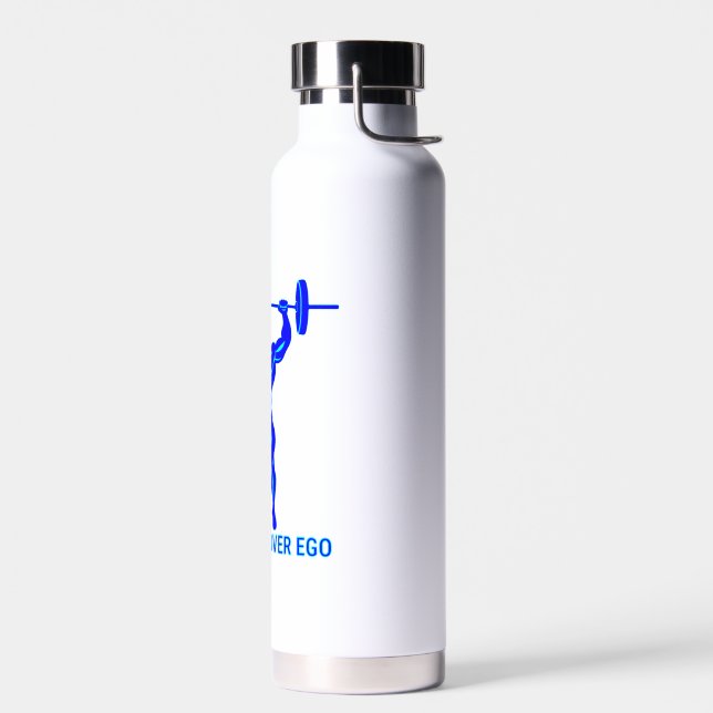 Bouteille D'eau Strength Over Ego - Bodybuilding and Powerlifting (Gauche)