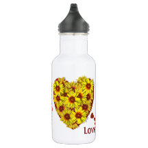 Sunflower Heart Water Bottle