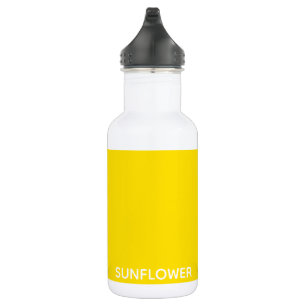 Bouteille D'eau Sunflower jaune Nom de la couleur