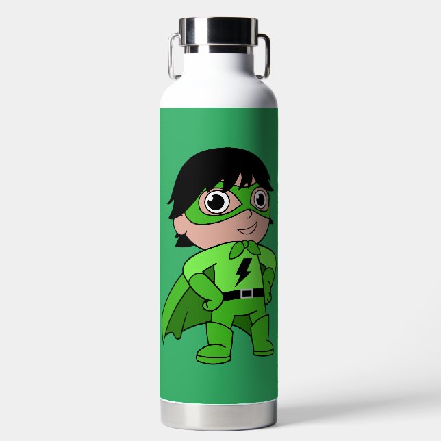Bouteille D'eau Super Boy Action Héros (Avant)