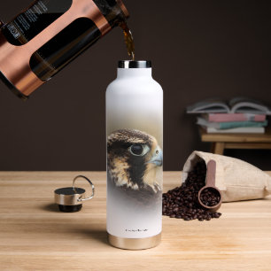 Bouteille D'eau Superbe profil Vigné d'un faucon pèlerin