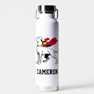 Bouteille D'eau Superdog Krypto Ajouter Votre Nom