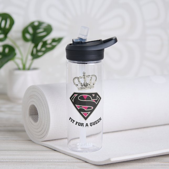 Bouteille D'eau Supergirl S-Shield "Adapté Pour Une Reine" (Yoga)