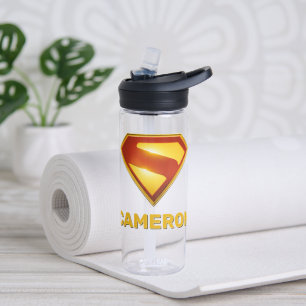 Bouteille D'eau Superman Golden S Shield brillance