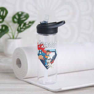 Bouteille D'eau Superman & Krypto Soar