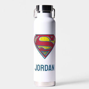 Bouteille D'eau Superman S-Shield Logo imprimé Ajouter Votre N