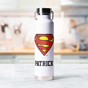 Bouteille D'eau Superman S-Shield Logo Superman Ajouter Votre