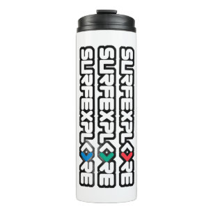 Bouteille d'eau surfEXPLORE, acier inoxydable