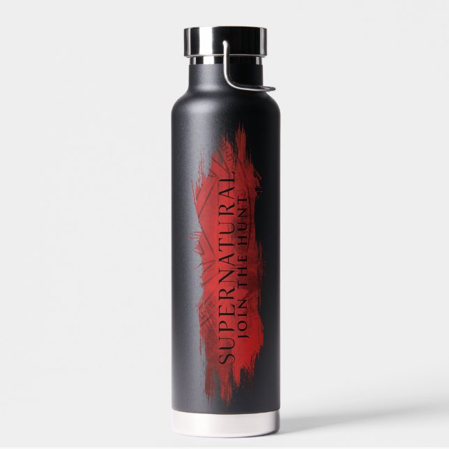 Bouteille D'eau Surnaturel "Join Hunt" Red Splash (Gauche)