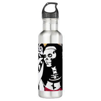 Bouteille D'eau Surréalisme monochrome : Animer le design gothique