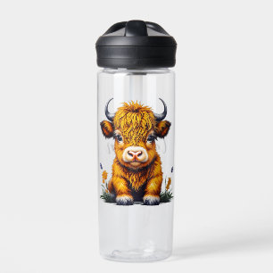 Bouteille D'eau Sweet Baby Highland Cow Personnalisé